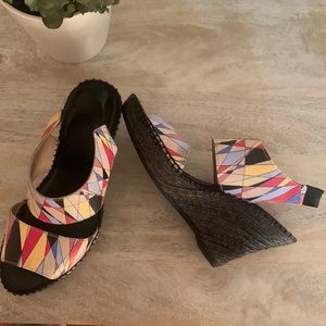 Natural leather women sandals, size 38 European.Made in Spain,like new